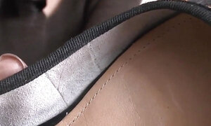 Leather Ballerina Soles Tasty and Leather Feet Sniffing, POV, JOI Lady Victoria Valente