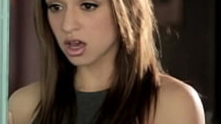 Lesbian stepmom shares gf with stepteen