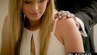 BLACKED Blonde fiance Jillian Janson gets huge bbc in her ass