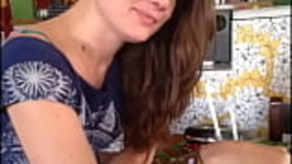 704 - Love at the beach&comma; my nose in my satin panties&comma; my wet pussy like the air&comma; my anus torn like my brain