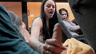 Sneaky Sex on the Public Bus - PervTeen