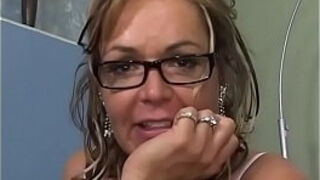 Grandma gets smashed on the bed