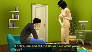 Asian Step-Mom Shows Step-Son Her Body And Helps Him Have Sex After Long Time Of Coronavirus Pandemic - Japanese stepMom And stepSon