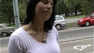 Brunette Milf Lenka Gets Paid for Sex