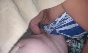 ASIAN MILF sucks out two weeks of CUM after her refreshing shower