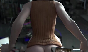 3D Resident Evil Porn - Ashley Graham applies her 'ballistics' to good use