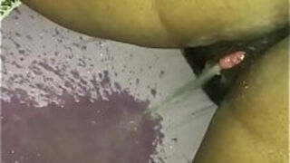 Milf Squirts hard on long bbc ft &commat;itsnurseblk