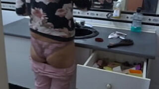 You can't fuck me but cum in my hairy pussy and then I'll blow you&comma; stepmom moans