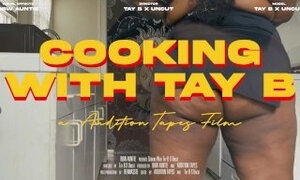 Cooking with Kya Thick Juicy Ebony BBW (Tay B X Uncut)