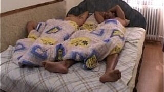 Lazy Bastards&excl; It's Time For Double Anal Breakfast