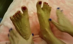 My wife sexy feet & hands