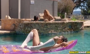 Punishing The Pool Hopper - RealityKings with Chad White, Kira Noir