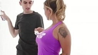 Booby stepsis Liza Del Sierra screwed