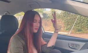 Artemisia Love 420 Smoke Fetish in the car / Big Tits Flashing Full videos on OF