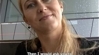 CZECH STREETS - Blonde MILF Picked up on Street