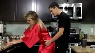 step Mom gets Breakfast Creampie from StepSon Cory Chase