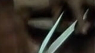 Cock Oil Massage gum shot-fire cutting player hand job-tamil house wife&period; cock o