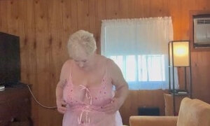 Hot Gilf Tries On Sexy TRANSPARENT Outfit