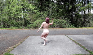 Dancing Naked Outside