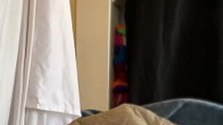 Cumming in stepmom's panties turns her on