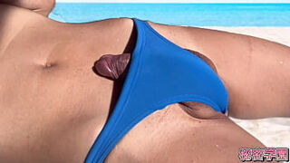 Do you like dicks sticking out of your swimsuit&quest; &quest; Masturbation&comma; handjob&comma; ejaculation&comma; secret school