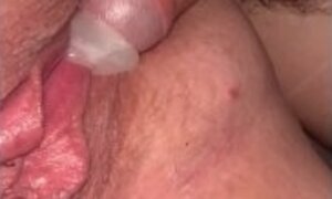 Giving my wife her morning cream pie