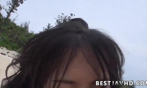 AV TITS - Fantastic MILF Kyouko Maki gets a creampie outdoors - hottest JAV