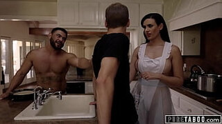 PURE TABOO Bisexual Couple Convinces Curious Exchange Student To Be Their New Third FULL SCENE&excl;