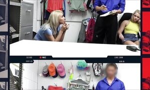 Angelica Coralvine Avoids Serious Consequences By Gagging On The Officer's Cock - Shoplyfter Mylf