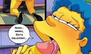 Los Simpson: El pasatiempo de Marge y Ned