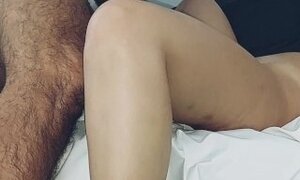 Loud moaning petite granny rides me aggressively and squirt before i cum