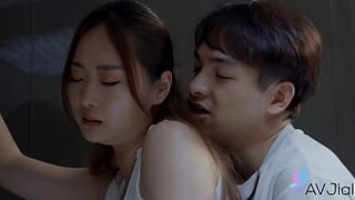 Chinese housewife Sakura is sucking a hard cock before having sex&period;