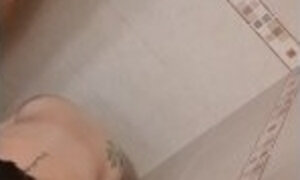 I take a shower with my girlfriend and we make a hot video.