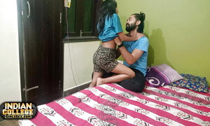 Juicy 18 Year Old Skinny Desi Girlfriend Fucked By Indian Hunk