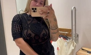 SUPER TRANSPARENT TRY ON HAUL IN A FITTINGROOM