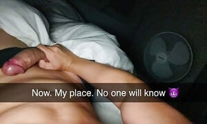 18 Year Old Girlfriend Cheats on Her Cuckold Boyfriend in a Hotel Room on Snapchat