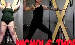 Nichole Thorne Double Domme Thigh & Judicial Caning