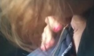 blowjob from a milf in the car